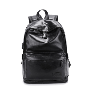 Wholesale <strong>Small</strong> Black Luxury <strong>Laptop</strong> Embossed Leather <strong>Backpack</strong> Women Girls - Product Image 1
