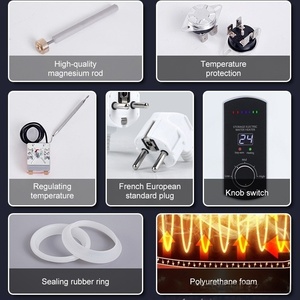 <span class=keywords><strong>Chauffe</strong></span>-<span class=keywords><strong>eau</strong></span> électrique domestique à double réservoir, vertical, fin et <span class=keywords><strong>plat</strong></span>, en émail, avec affichage numérique, 30L, 50L, 80L, <span class=keywords><strong>100L</strong></span> - Product Image 3