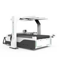 Cortadora de superficie plana con cuchillo redondo Digital automático, máquina cortadora de cajas corrugadas de papel de capas de cartón