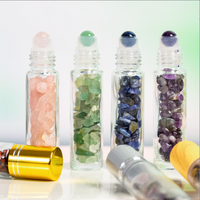 Botol Dispenser Plastik PET Mini 3 Roller Head Ukuran Travel Botol PET Kosong untuk Cairan Kosmetik Perawatan Pijat