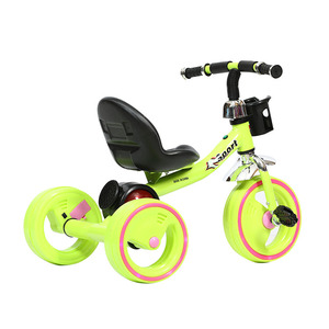 Tricycle en plastique à 3 roues de qualité supérieure, écologique, confortable pour les enfants de 2 à 7 ans, avec lumière et musique - Product Image 6