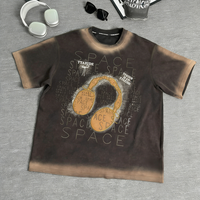 Vêtements streetwear, t-shirts vintage pour hommes, t-shirts à motifs, t-shirts délavés, t-shirts lourds personnalisés pour hommes