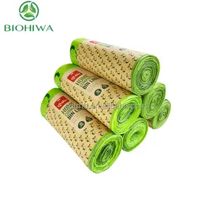 Fornecimento direto da fábrica para exportadores/distribuidores de sacolas de compras biodegradáveis e ecológicas com impressão personalizada a baixo preço