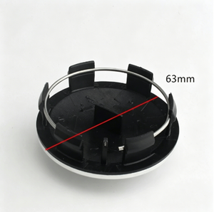 Cache-moyeux de roue ABS 63 mm compatibles Dodge Challenger Chrysler 300 Journey Caliber Caravan, couvercles centraux de jante à clipser de remplacement - Product Image 3