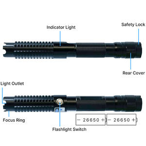 5-इन-1 प्रोजेक्शन हेड के साथ औद्योगिक ग्रेड ब्लू लेजर पॉइंटर. पेशेवर अनुप्रयोगों के लिए उच्च-तीव्रता बीम - Product Image 4