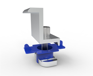 Connecteur de bord de pince de <span class=keywords><strong>fixation</strong></span> de module PV pour système de montage de <span class=keywords><strong>panneau</strong></span> <span class=keywords><strong>solaire</strong></span> PV de <span class=keywords><strong>tuile</strong></span> en métal et de toit plat - Product Image 1