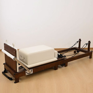 <span class=keywords><strong>Reformer</strong></span> <span class=keywords><strong>Pilates</strong></span> Pieghevole in Legno di Noce, Attrezzatura Fitness <span class=keywords><strong>per</strong></span> Uso Domestico e Professionale - Product Image 2