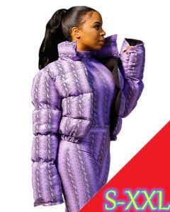 (RTS) UJ4544 brillante pan impresa <span class=keywords><strong>Chaqueta</strong></span> de algodón <span class=keywords><strong>chaqueta</strong></span> de las mujeres traje de manga larga Otoño Invierno <span class=keywords><strong>chaqueta</strong></span> de moda de abrigos - Product Image 1