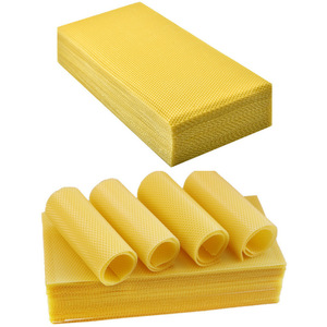 30เครื่องมือการเลี้ยงผึ้งฐานรังผึ้งลึก5.4มม. ฐาน41.5 X19.5cm ฐานรังผึ้งขี้ผึ้งคุณภาพสูง - Product Image 5