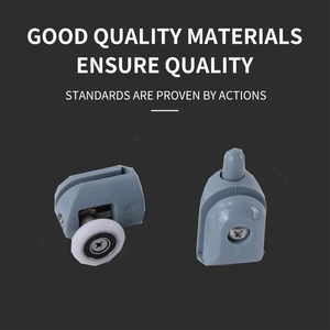 Sürgülü kapılar ve pencere silindirleri için Modern tek tekerlekli kasnak duş kapısı silindir pirinç rulo tekerlek - Product Image 2