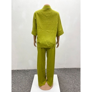 Nouvel ensemble 2 pièces pour femmes, chemise et pantalon amples de style africain, grande taille, tendance - Product Image 3