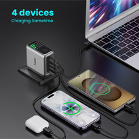 Nouveaux produits Tommox, chargeur multi-Gan 140W 100W avec affichage numérique, chargeur pour iPhone 17, chargeur pour ordinateur portable Macbook Pro 40W, type C