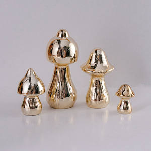 Artigianato in ceramica placcatura in porcellana bianca oro frutta verdura regali ornamenti per decorazioni natalizie per la camera da letto del ministero degli interni - Product Image 3