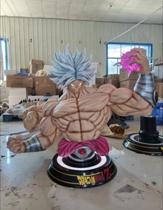 Estatua de Resina de <span class=keywords><strong>Broly</strong></span> Super Saiyan de Tamaño Real de <span class=keywords><strong>Dragon</strong></span> <span class=keywords><strong>Ball</strong></span> <span class=keywords><strong>Z</strong></span>, con Bola de Energía, Decoración Coleccionable - Product Image 1