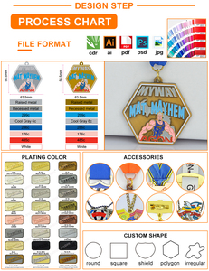 Fabricante de Medallas en Blanco, Trofeos Personalizados y Medallas de Metal para Correr, Ciclismo y Deportes de Judo - Product Image 4
