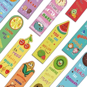 Atacado Cartoon Sabor De Frutas Marcadores Uma Variedade De Sabores De Frutas Hot Selling Opposite Sex Bookmarks