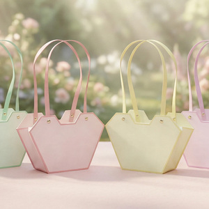 INUNION Bolsa <span class=keywords><strong>de</strong></span> Transporte para Ramos <span class=keywords><strong>de</strong></span> Flores, Impermeable, <span class=keywords><strong>de</strong></span> Cartón, para Regalos Florales, para Bodas, Cumpleaños, Recuerdos <span class=keywords><strong>de</strong></span> <span class=keywords><strong>Fiesta</strong></span> - Product Image 3
