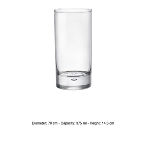 แก้วบาร์กลาส ไฮบอล 37.5 ซล. ยี่ห้อบอร์มิโอลี ร็อคโค สูง 14.5 ซม. เส้นผ่านศูนย์กลาง 7 ซม. - Product Image 3