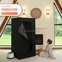 Tente de sauna à vapeur humide professionnelle Btws pour usage domestique, dôme de sauna avec minuterie et contrôle de la température