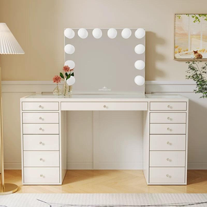 chinese dress ladies Luxury Modern Bespoke Style Carving Dressing Table main image 0