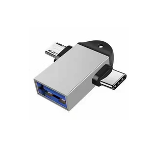 Tùy chỉnh hai-in-một OTG <span class=keywords><strong>Adapter</strong></span> Type-C <span class=keywords><strong>Android</strong></span> cho Huawei USB đa chức năng USB phẳng OTG cho máy tính xách tay và điện thoại di động DC outp - Product Image 1