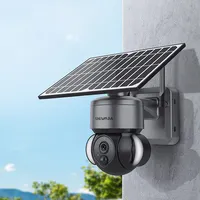 جديد تصميم تويا الذكية 4K Ip Cctv Gsm كاميرا مع الشمسية احتياطية لاسلكية 10X زووم بصري 5Mp 4G لوحة طاقة شمسية كاميرا V380 في الهواء الطلق