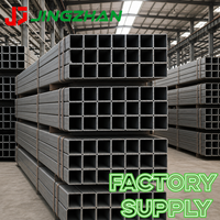Tube rectangulaire en acier 40x80 S355JR, section creuse structurelle pour cadre de construction, vente en gros, usage industriel