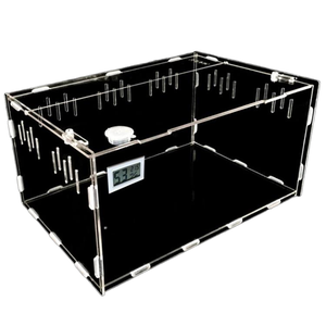 USMILEPET <span class=keywords><strong>Best</strong></span> Seller stabulario per rettili in acrilico scatola da riproduzione gabbia per terrari di dimensioni Muilt per ragnature ragnature gabbia per rettili - Product Image 2