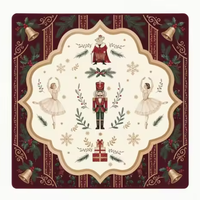 Tapis de table de mahjong à motif de jardin vintage, tapis de jeu antidérapant décoratif à imprimé papillon et fruits pour le mahjong américain