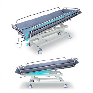 KS Bathing <b>Bed</b> Manual Semi Intelligent 15 Degree Tilt Drainage Design For Bedridden Patients - Product Image 1