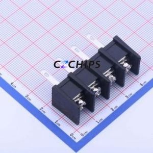KF55H-10.0-4P Barrier Terminal Block Through hole Component (THT),P=10mm Connector Two Sides 10mm 1x4P Straight Pin - Product Image 1