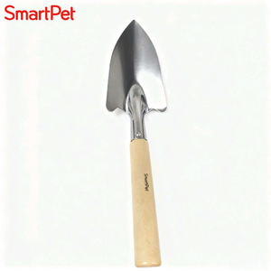 จอบทำสวนสมาร์ทเพ็ท ใบมีดสแตนเลส ด้ามไม้ สำหรับใช้ในบ้านและนอกบ้าน - Product Image 3