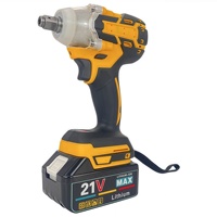 Ensemble d'outils électriques combinés 2-en-1 21V Lithium-ion sans balais haute puissance : Meuleuse d'angle et clé à chocs à couple élevé pour professionnels