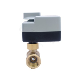 Vanne à boisseau sphérique électrique Hinler en acier inoxydable 304 à passage complet et joint souple pour système d'alimentation en eau et de chauffage - Product Image 1