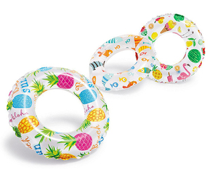 Intex 59230 59241 hồ bơi bơi ngoài trời Inflatable trẻ em của vòng bơi với trái cây in bơi vòng tròn - Product Image 1