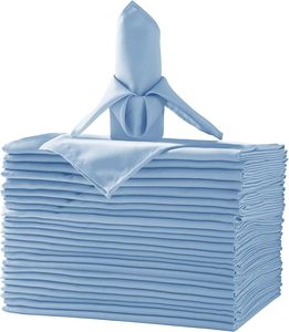 Blaue Polyester-Servietten Tischdecken für Partys, Hochzeiten und Restaurants - Product Image 1