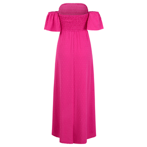Vestido <span class=keywords><strong>de</strong></span> playa sin tirantes para mujer, vestido <span class=keywords><strong>de</strong></span> verano 2024, fabricante <span class=keywords><strong>de</strong></span> <span class=keywords><strong>ropa</strong></span>, <span class=keywords><strong>marca</strong></span> con hombros descubiertos, Maxi Vestido <span class=keywords><strong>de</strong></span> punto suizo - Product Image 6