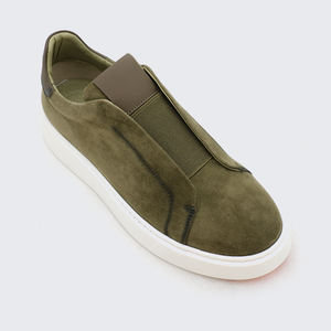 Chaussures de sport pour hommes en daim épais de luxe LANCI pour la vente en gros, design personnalisé en daim, à enfiler, production en petites séries en provenance d'usine - Product Image 4