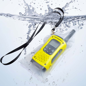 Cầm tay Walkie-Talkie không thấm nước mưa Túi trường hợp Pouch, đài phát thanh di động núi chủ cho <span class=keywords><strong>midland</strong></span> ICOM vv intercom (nhỏ) - Product Image 1