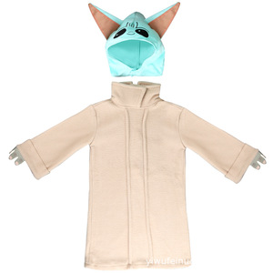 Disfraz de Baby Yoda para Halloween, traje de cosplay para niños de 0 a 24 meses, ropa para juegos de rol de anime - Product Image 1