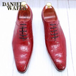 Chaussures Oxford en cuir véritable à lacets pour hommes, décontractées et habillées, avec semelle intérieure confortable, idéales pour le printemps/hiver, les mariages et le bureau, résistantes à l'usure - Product Image 5