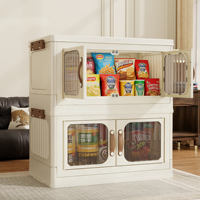 Organisateur de jouets pour enfants en PP, empilable, pliable, résistant aux intempéries, 1 à 5 niveaux, pour balcon, jardin, rangement de terreau