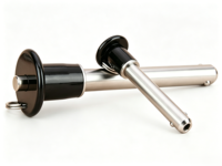 Pin Lepas Cepat Model Ball Lock Berbahan Baja Anti Karat Premium dengan Finishing Mengkilap QRP011-16 Dia16 Sistem Push in Tersedia