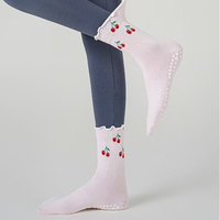 Chaussettes de sport personnalisées de haute qualité, antidérapantes, respirantes, tricotées numériquement, écologiques, antibactériennes, pour Pilates, Yoga, Printemps, ODM