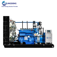 Meilleure Vente Groupe Électrogène Autonome Weichai 700kW au Gaz Naturel Refroidi par Eau 850kVA pour Port de Transport