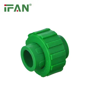 批发绿色管件水暖材料Size20-63mm塑料管件Ppr接头用于塑料管