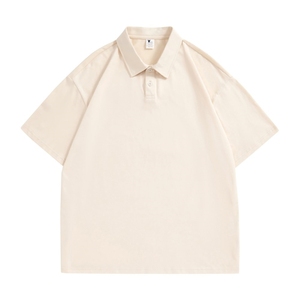 240Gsm Surdimensionné Blanc Femmes Hommes Rouge Polo Imprimé T <span class=keywords><strong>Shirt</strong></span> Hommes Coton Pour Hommes Polo - Product Image 3