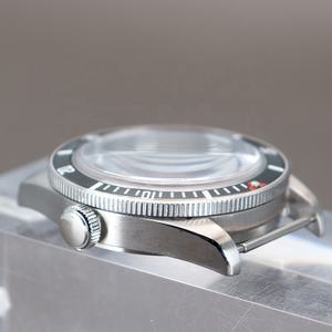 Boîtier de montre personnalisé 38mm Nh35 Vintage modifié <span class=keywords><strong>Seiko</strong></span> <span class=keywords><strong>Mod</strong></span> pièces pour mouvement Nh35a Nh36 cadran 28.5mm verre saphir - Product Image 1