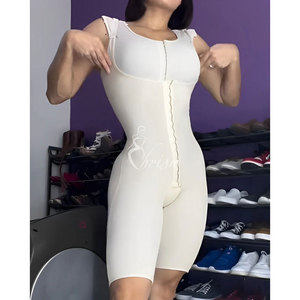 Ouvert poitrine crochet oeil sans couture corps Shaper <span class=keywords><strong>Fajas</strong></span> Colombianas femmes Shapewear gaines pour réduire l'<span class=keywords><strong>abdomen</strong></span> - Product Image 2