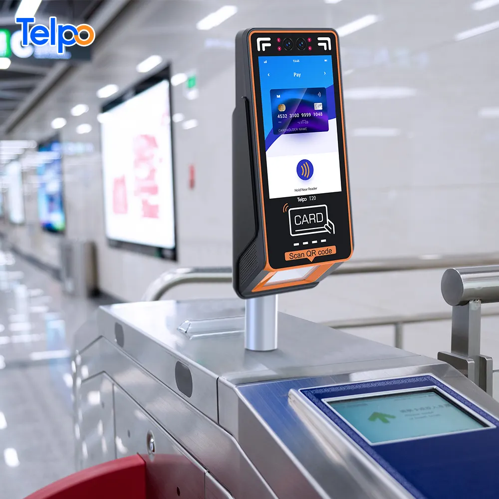 T20 tap-and-go Android 12 código QR coleta de tarifas automática validador de ônibus dispositivos de pagamento sistema POS